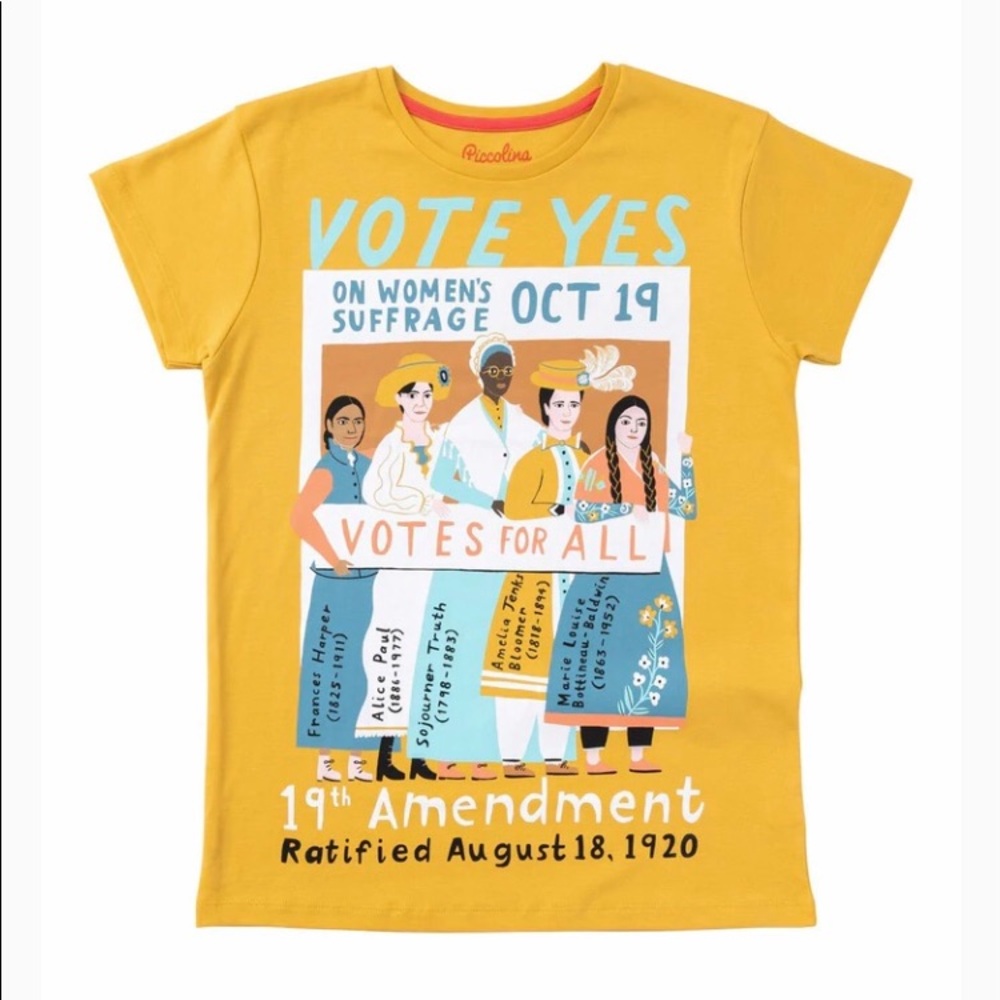 Women's Crewneck Suffrage Heroes Short Sleeve Trailblazer Tee